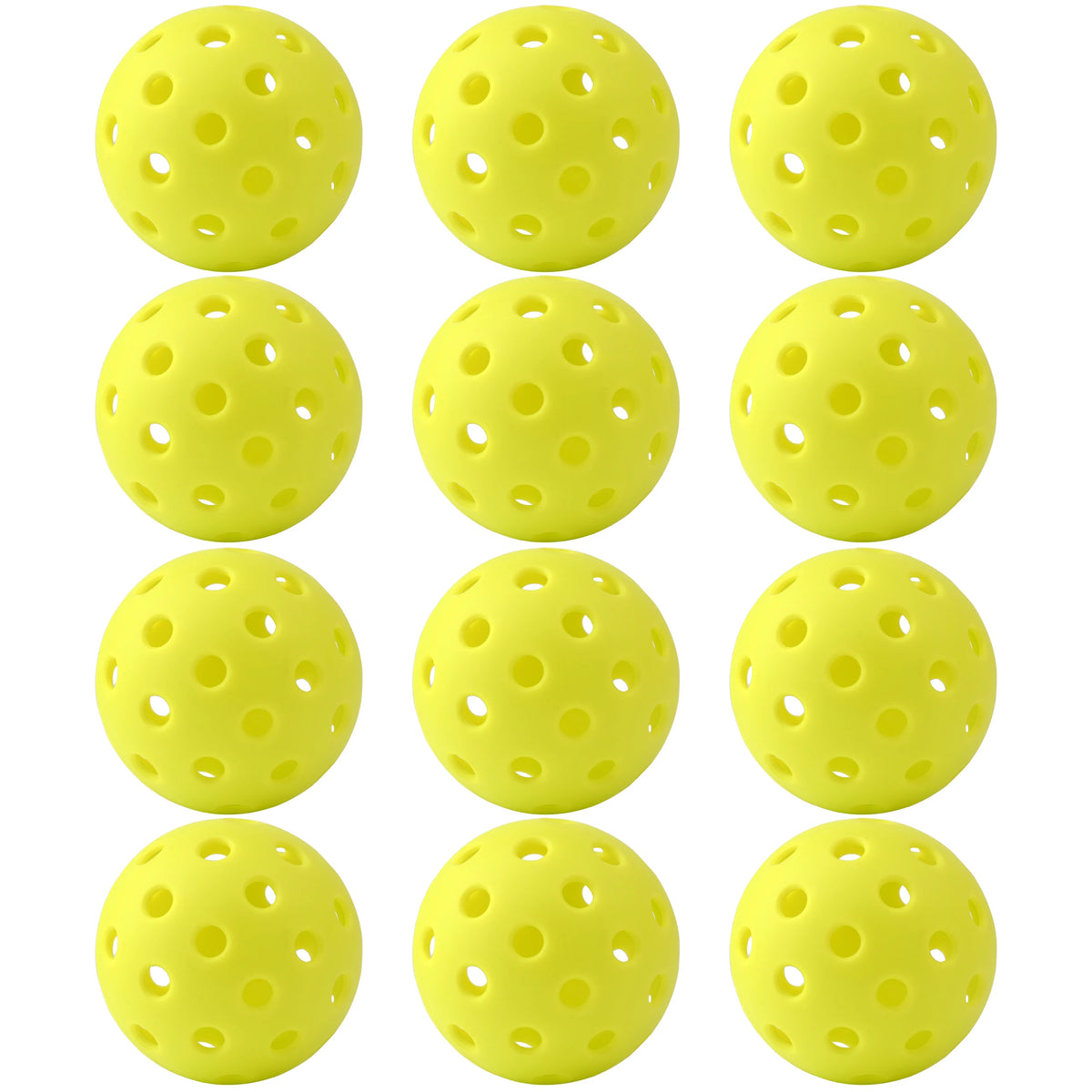 Pickleball Set — 12 Pieces with Mesh Bag