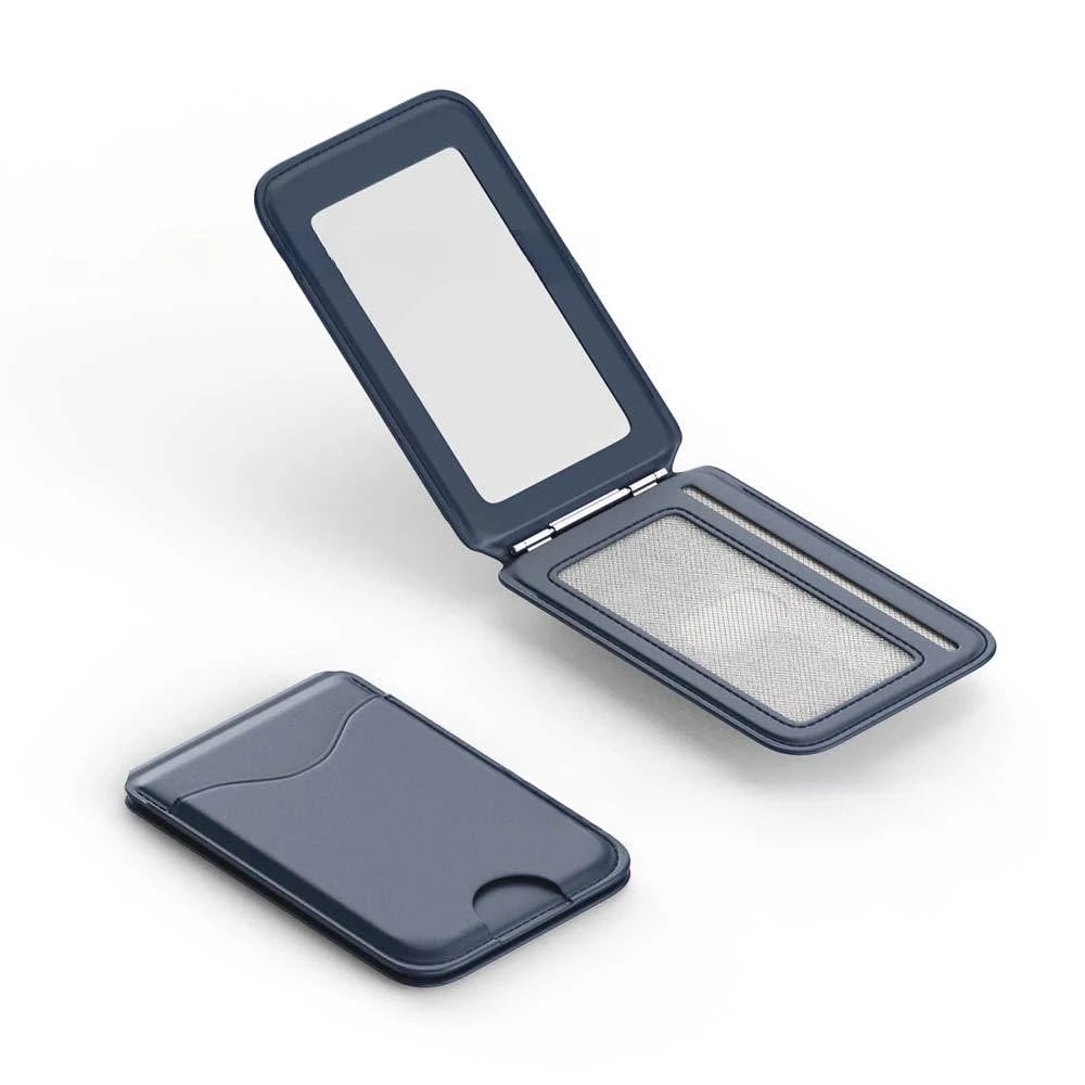 MagSafe Card Holder Wallet with Mirror & Kickstand