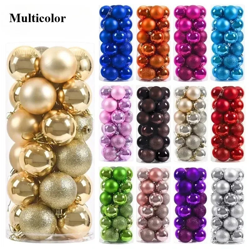 Christmas Ball Ornaments — 3/4/6cm