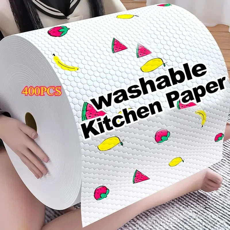Washable Kitchen Paper Towels — 400 Count