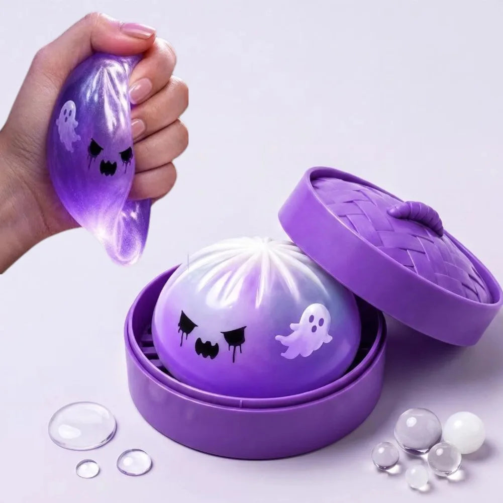 Halloween Ghost Squishy Dumpling Toy