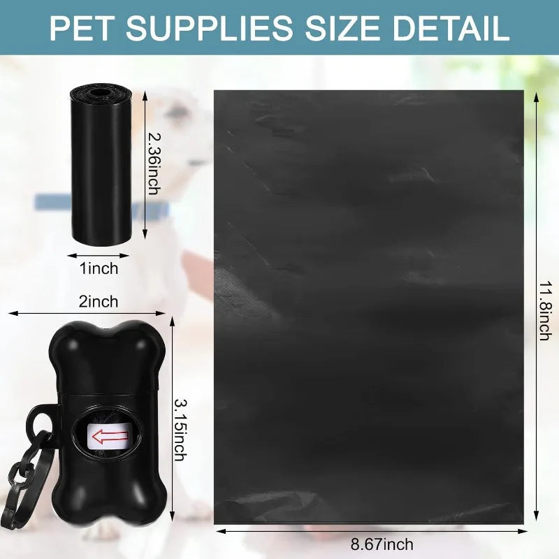 Dog Poop Bags + Dispenser — 150 Count