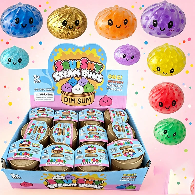 Glitter Dumpling Squishy Toy