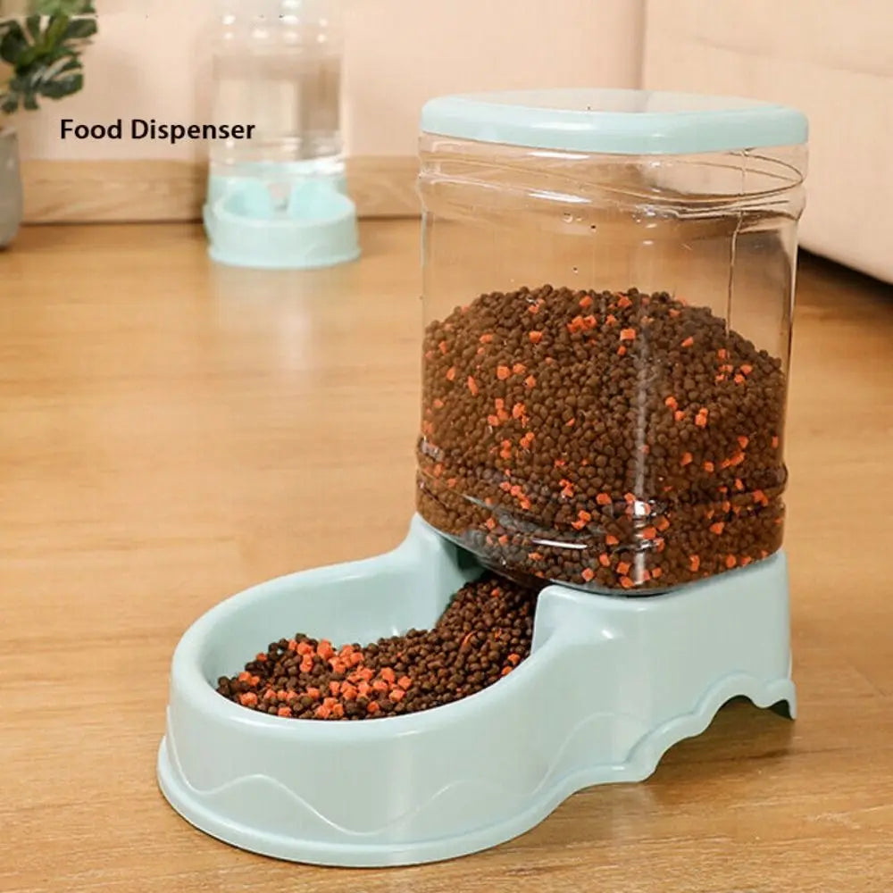 Corner Pet Feeder & Water Dispenser — 3.8L