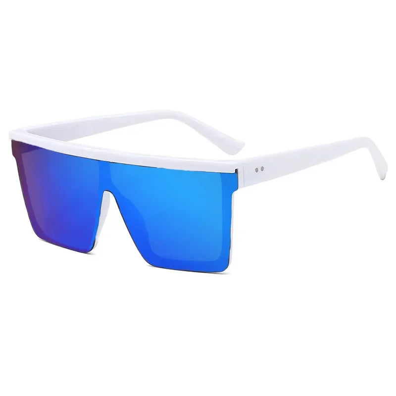 Retro Oversized Square Sunglasses — UV400 Protection