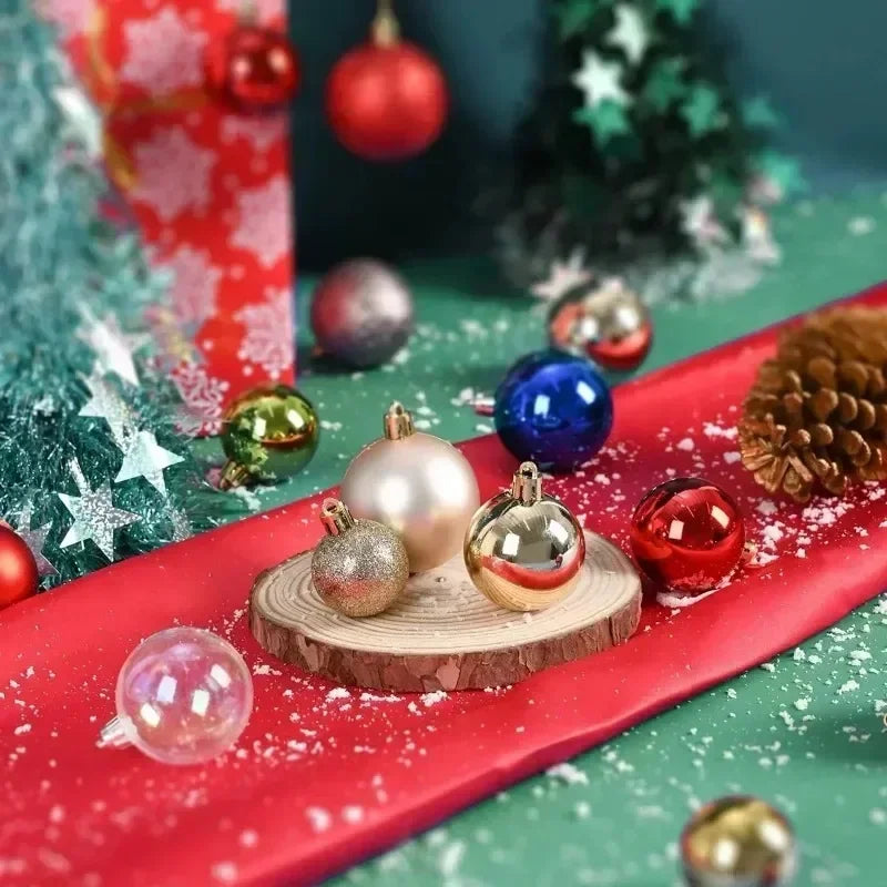 Christmas Ball Ornaments — 3/4/6cm