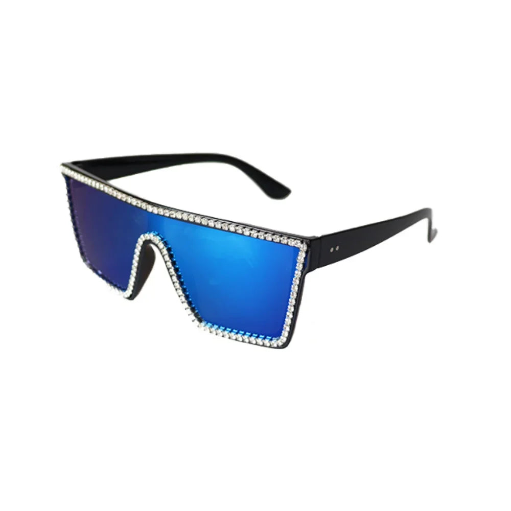 Retro Oversized Square Sunglasses — UV400 Protection