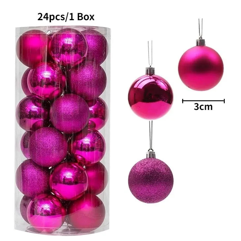 Christmas Ball Ornaments — 3cm