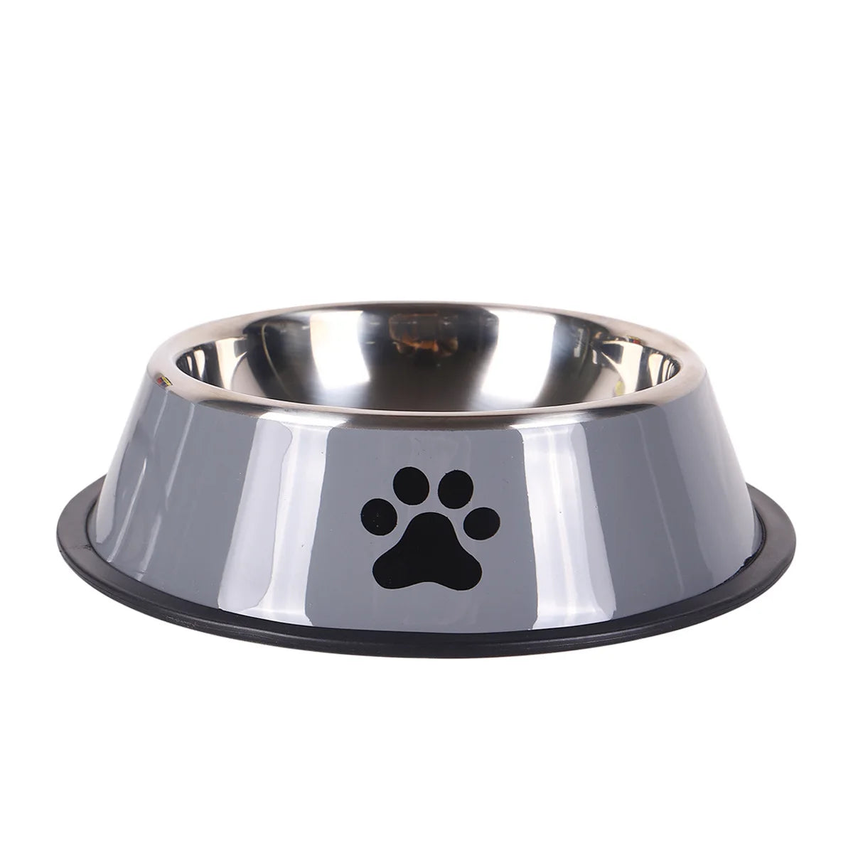 Stainless Steel Pet Food Bowl — Large Capacity