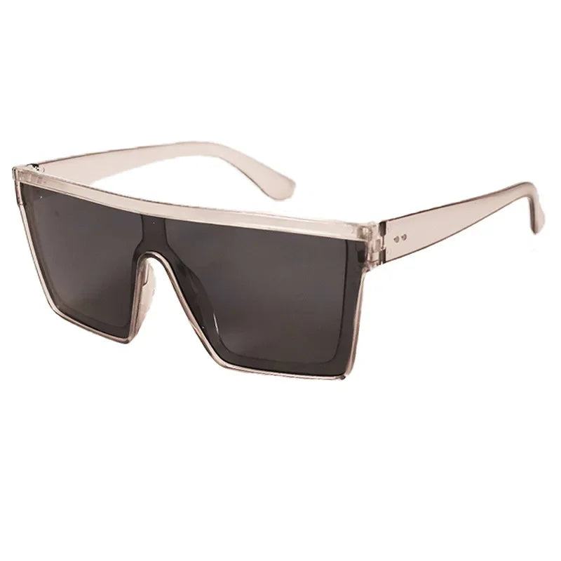 Retro Oversized Square Sunglasses — UV400 Protection