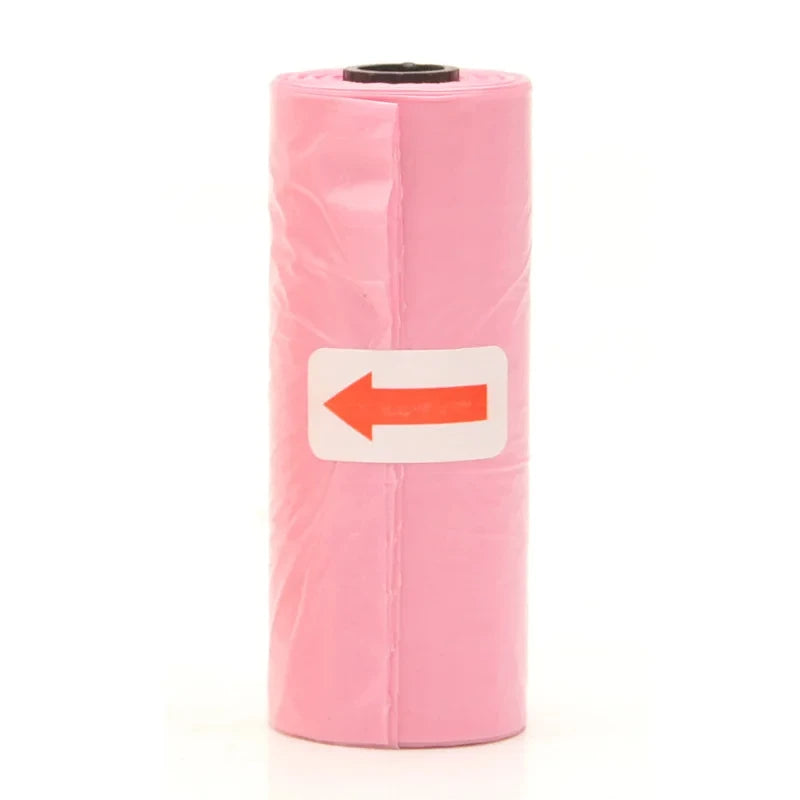 Dog Poop Bags — Multi-Color Roll Packs