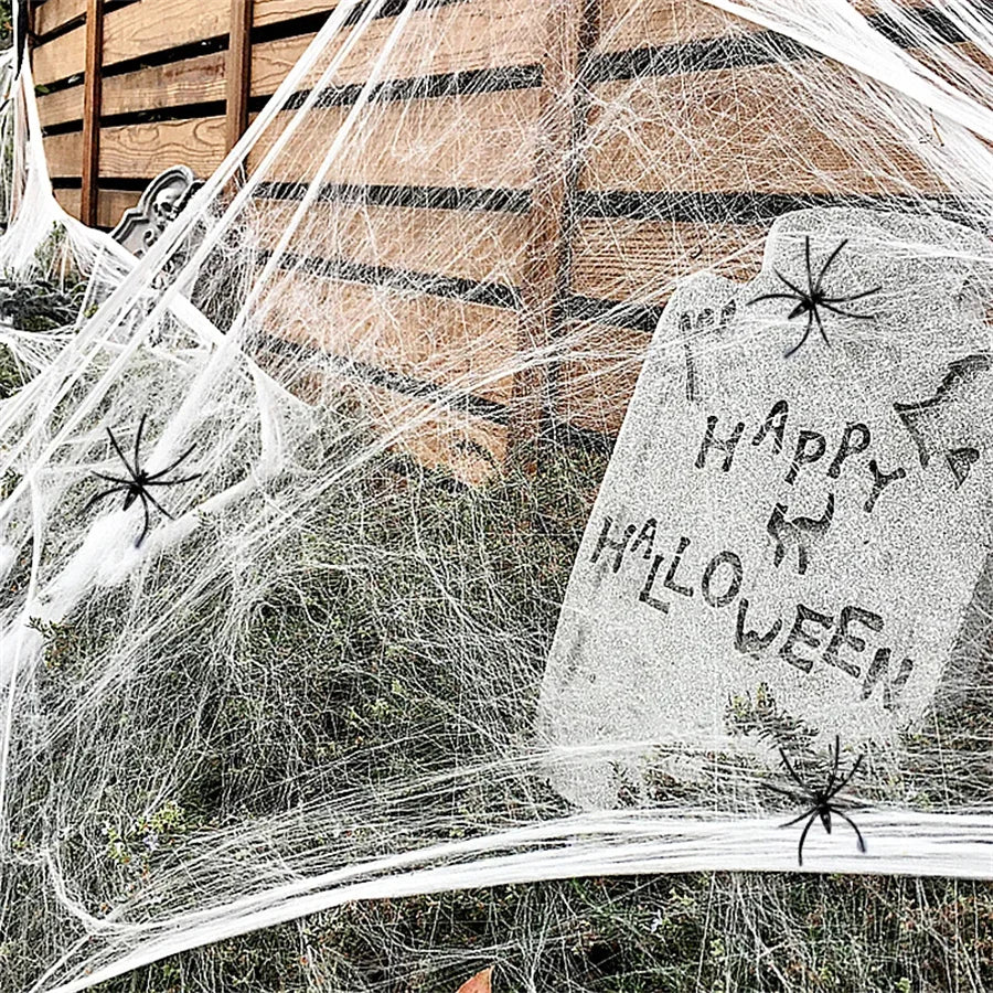 Stretchy Cobweb Halloween Decoration
