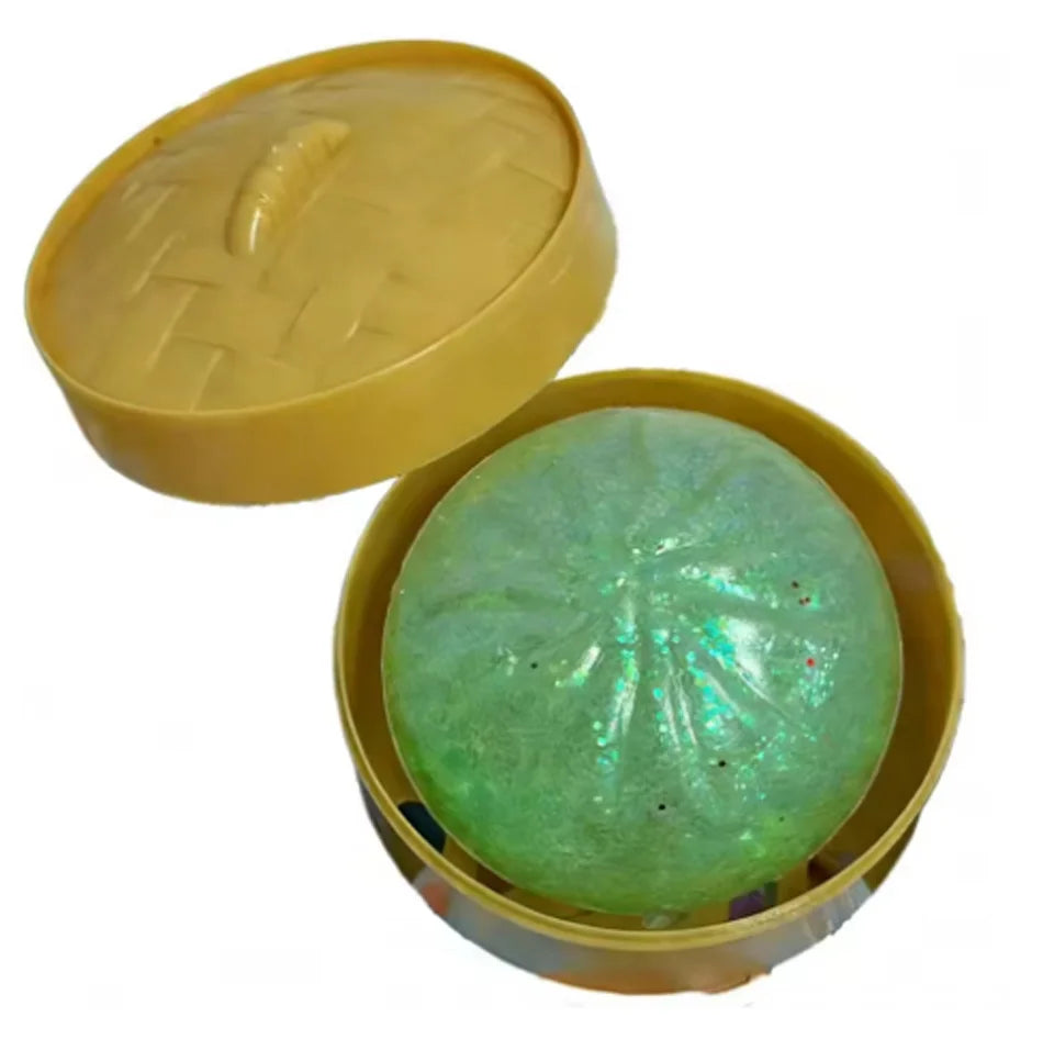 Glitter Dumpling Squishy Toy — Steam Bun Style