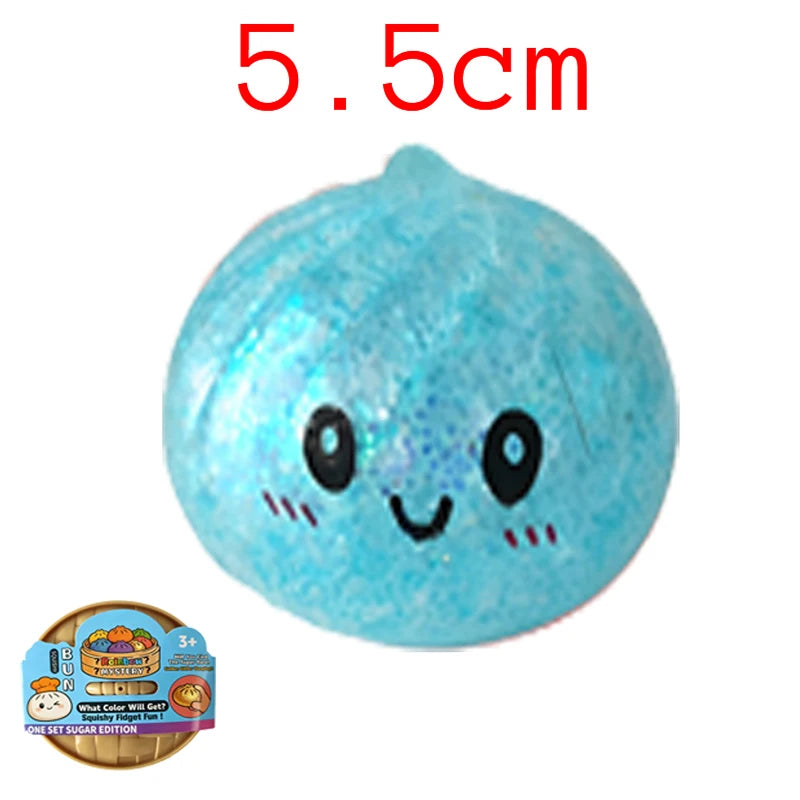 Glitter Dumpling Squishy Toy