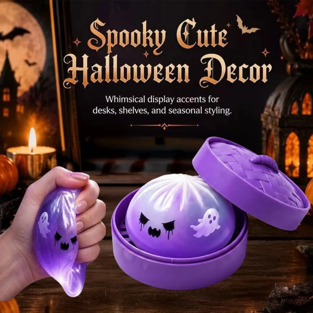 Halloween Ghost Squishy Dumpling Toy