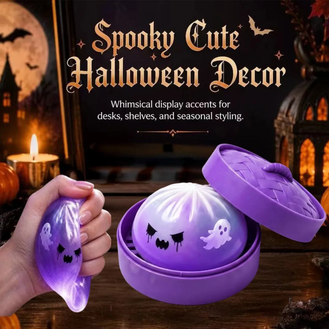 Halloween Ghost Squishy Dumpling Toy