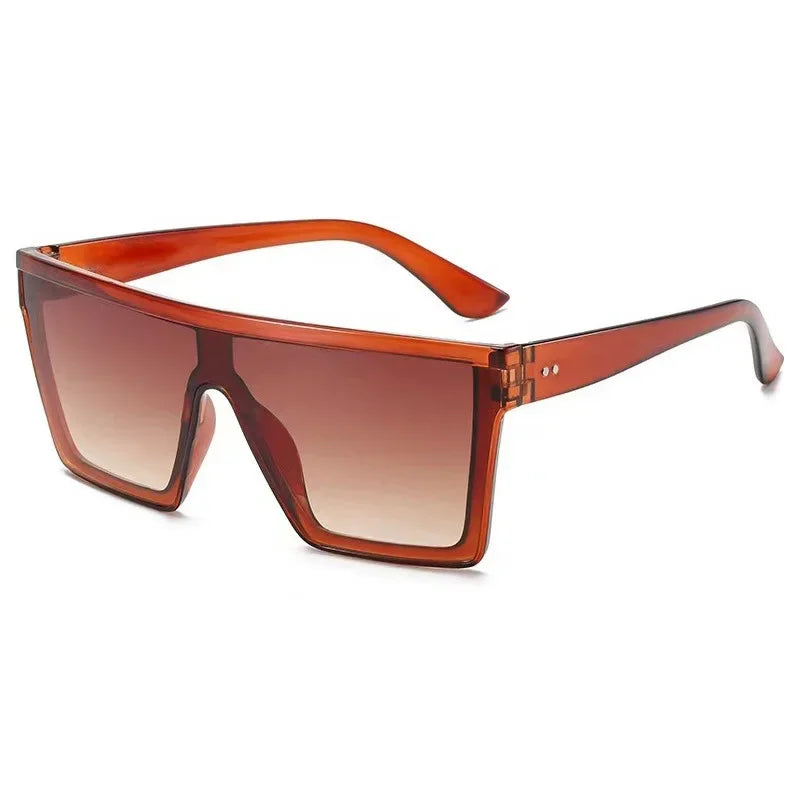 Retro Oversized Square Sunglasses — UV400 Protection