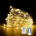 8-Mode Remote LED String Lights