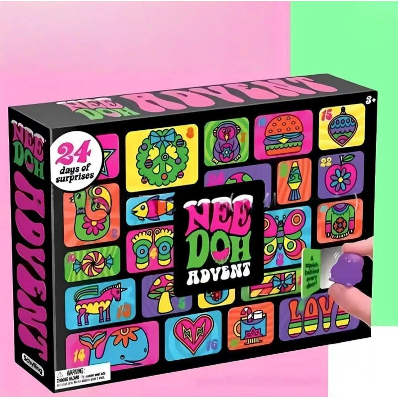24-Day Advent Calendar — Pop-Up Squishy Surprises