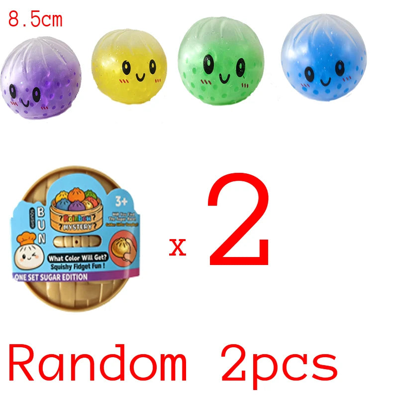 Glitter Dumpling Squishy Toy