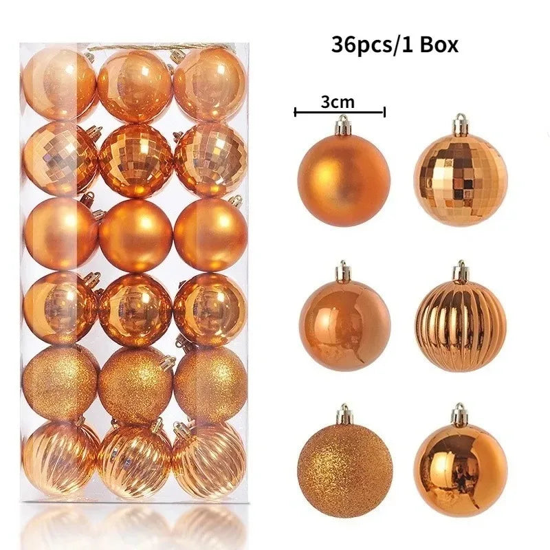 Christmas Ball Ornaments — 3cm
