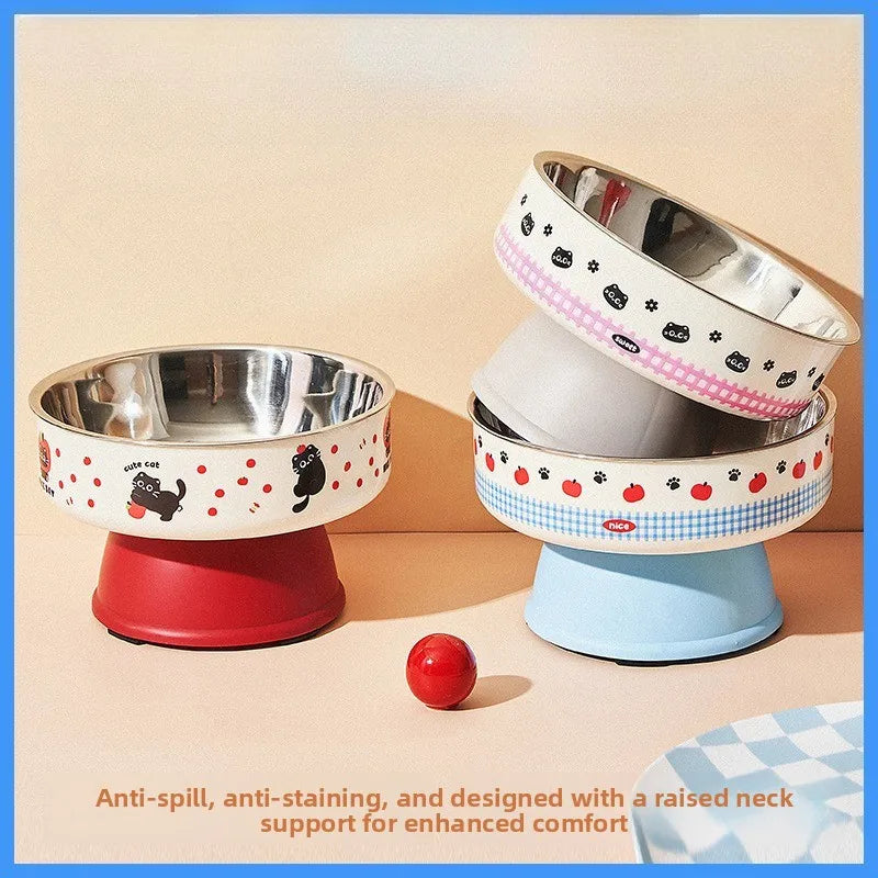 Elevated Stainless Steel Pet Bowl