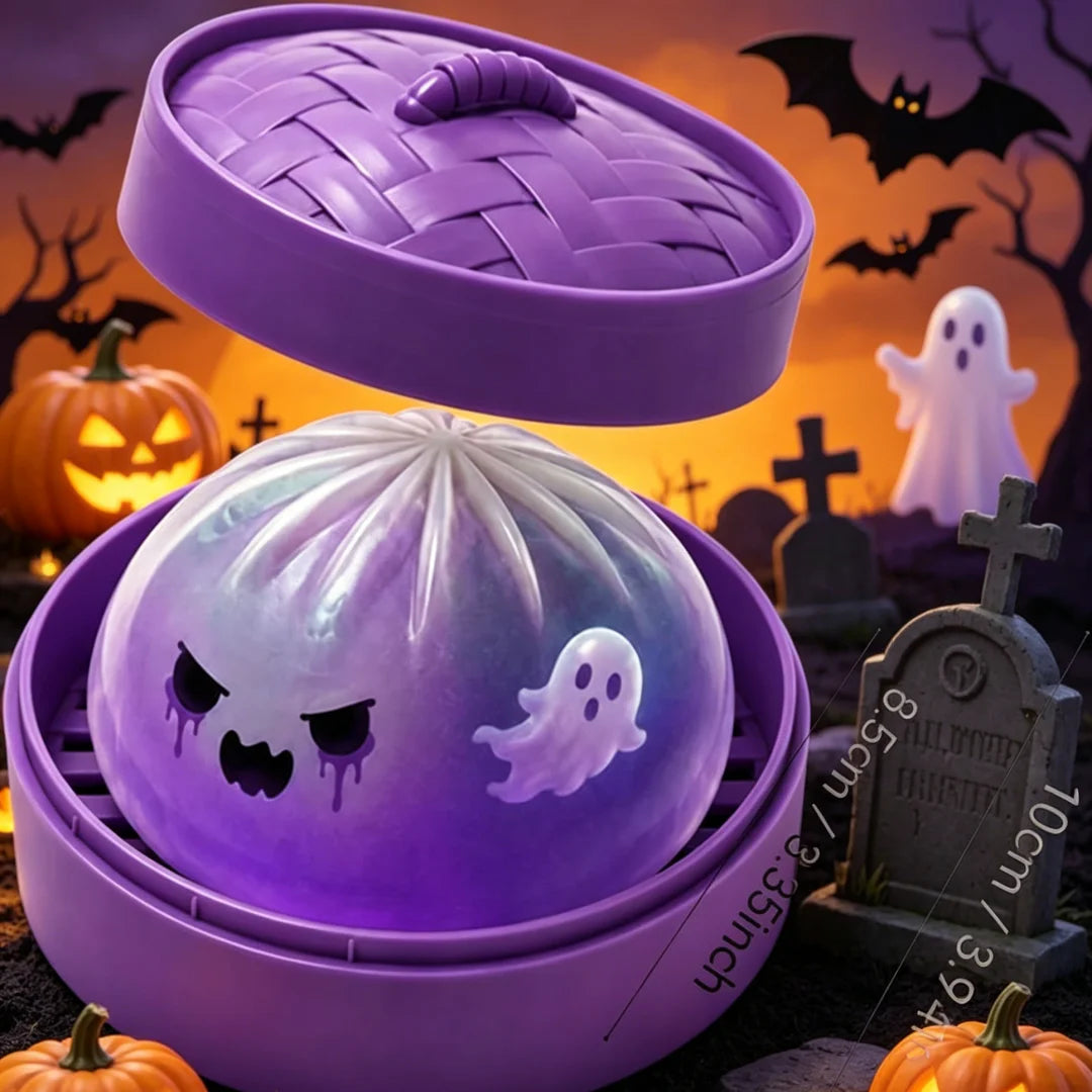 Glitter Halloween Ghost Dumpling Squishy