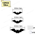 3D Bat Wall Stickers — LED Night Light