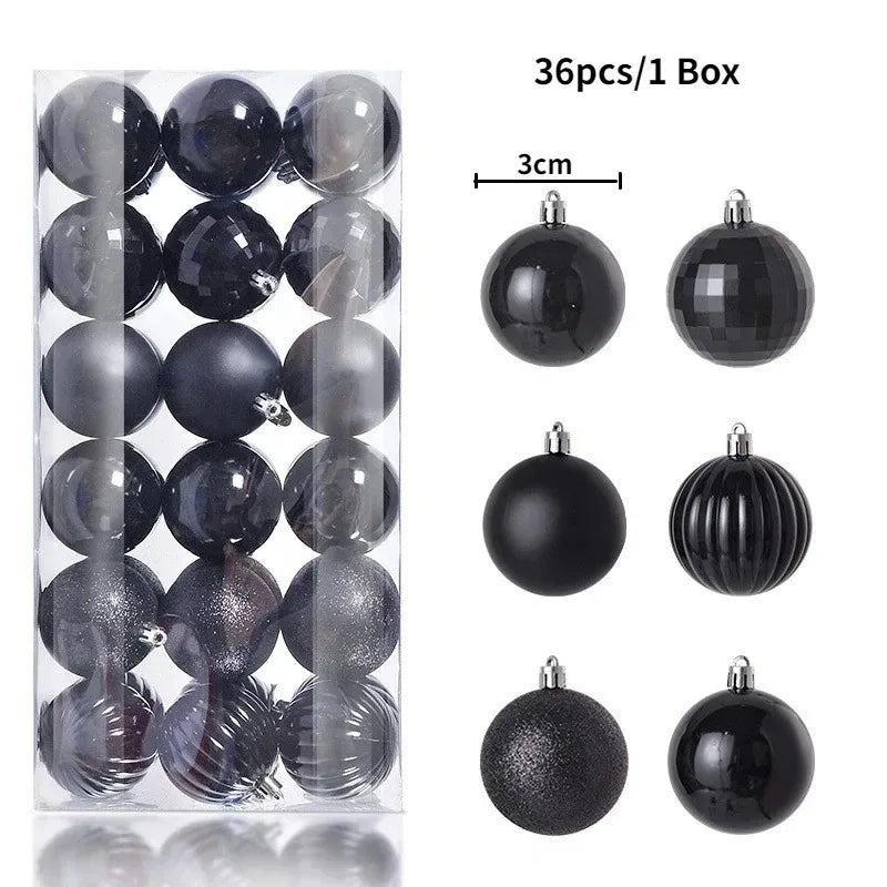 Christmas Ball Ornaments — 3cm